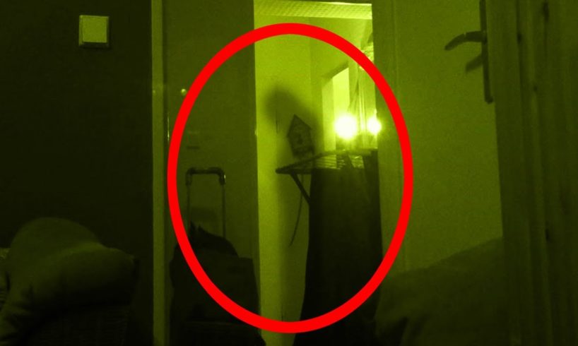Ghost Caught On Tape Full Body Apparition Caught On Camera