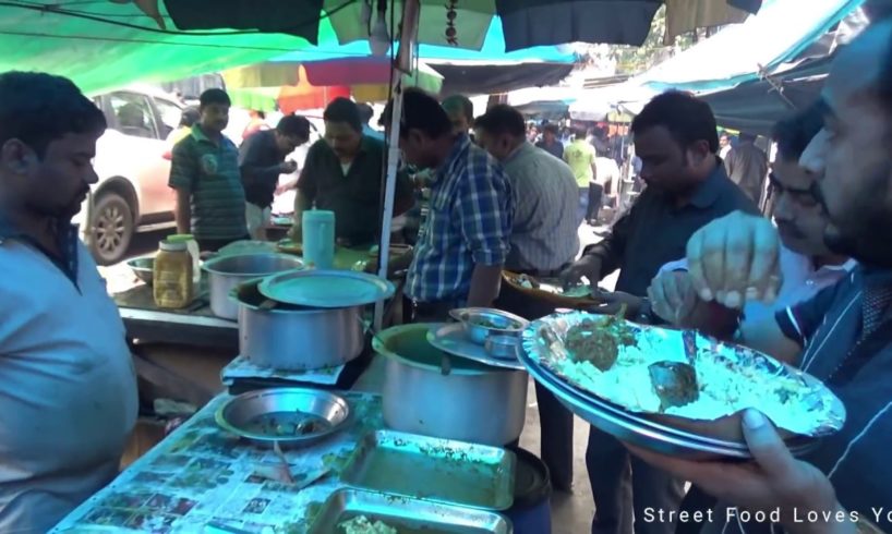 Fish & Veg Curry Finished So People making lunch with Rice & Egg Fish Curry | Amazing Street Food