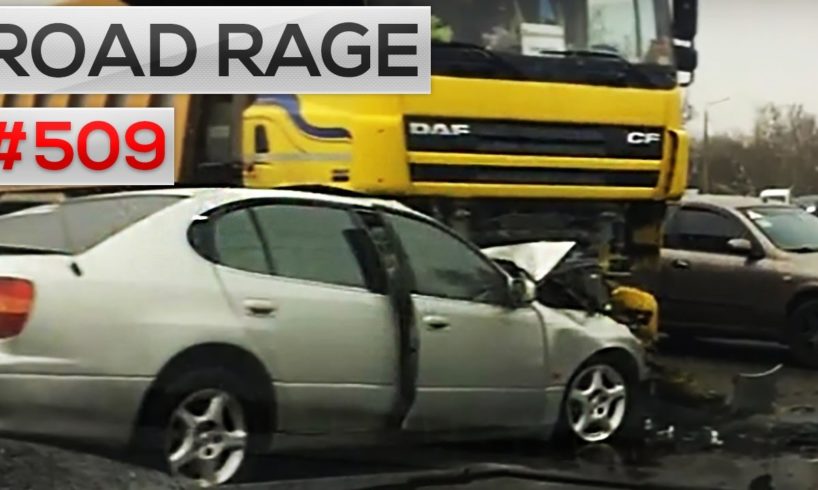 Daily car crashes & Road Rage, Bad drivers compilation #509