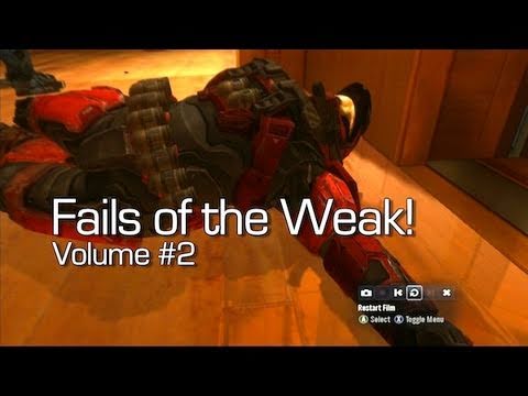 Fails of the Weak: Ep. 02 - Funny Halo 4 Bloopers and Screw Ups! | Rooster Teeth