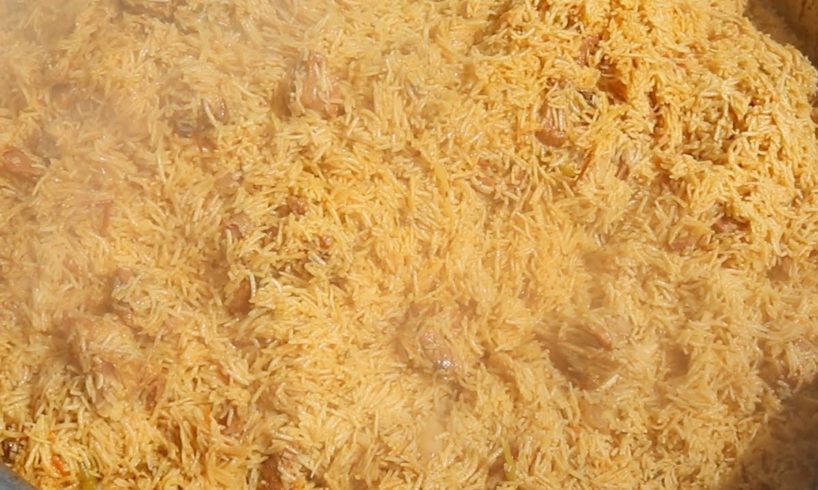 Mutton Pulao Preparation Live