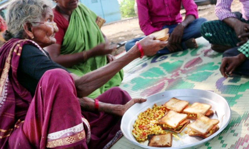 Sandwich | Village Veg Sandwich | Breakfast Recipes By my 105 years old Grandma's