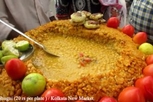 Hot Veg Patties | Bara Ghugni | Sprouted Chana Masala | Varieties Food at Street (Kolkata/India)