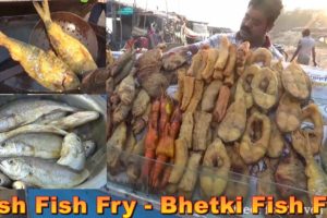 Ilish Fish Fry - Bhetki Fish Fry - Kolkata Street Food - India Street Food