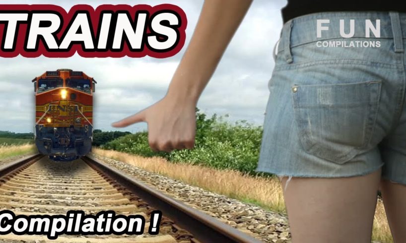 American & Russian TRAIN ACCIDENTS & Close Calls TRAINS CRASH Cars Compilation!