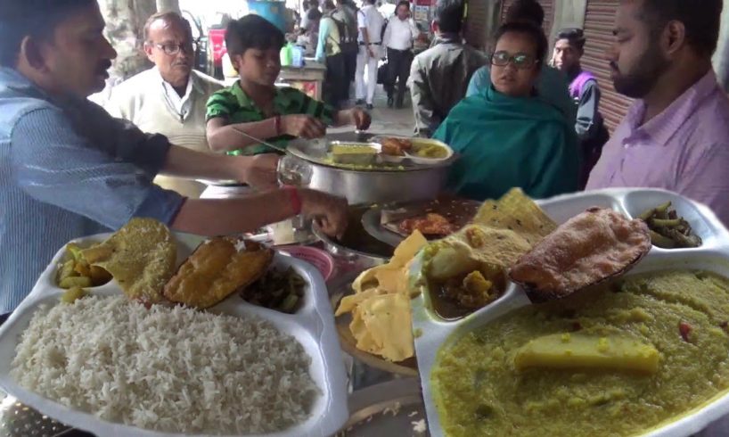 Bengalis Favorite Dish in Office Lunch Time |Rice |Khichdi |Veg Curry | Fish |Street Food Loves You