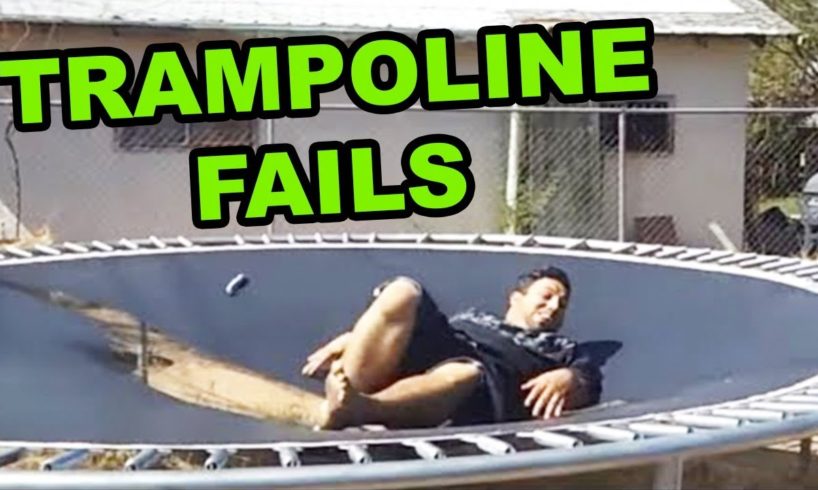 TRAMPOLINE FAIL COMPILATION 2019