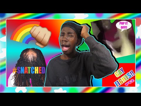 CRAZIEST GAY FIGHTS ON THE INTERNET 2!! HE PULLED OUT HIS BRAIDS!!