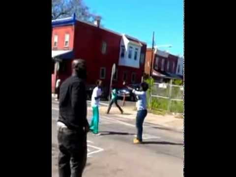 HOOD FIGHTS WEST PHILLY (CHICKS IN THE MIX P.2) @CREPMATIC