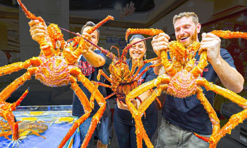 BIGGEST CRABS in the WORLD!!! $3400 MONSTER Chinese Seafood FEAST in China!