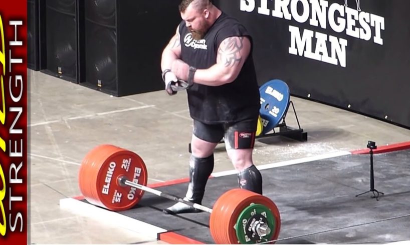 Eddie Hall Deadlift World Record 500kg (1102lbs) - Includes Full Aftermath!!