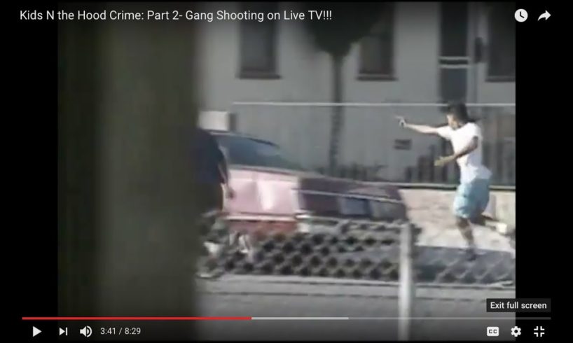 Kidz N the Hood: Part 2- Gang Shooting on Live TV!!!