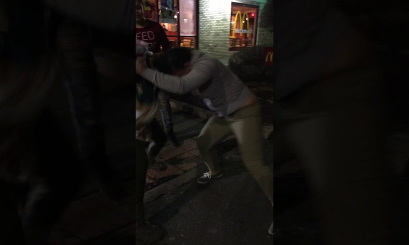 Hood Fight At McDonald’s