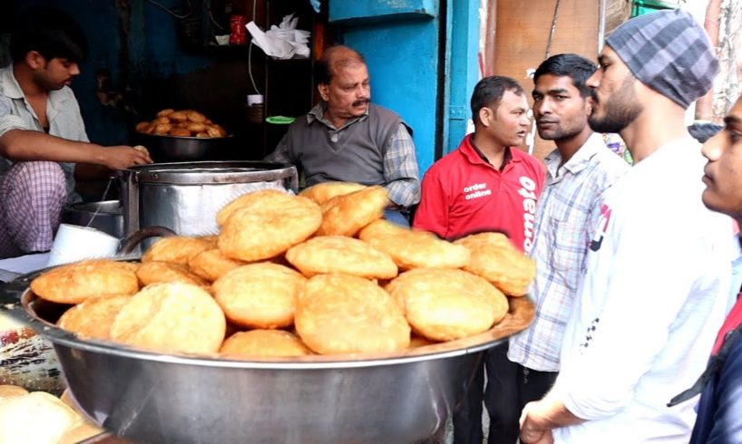 Bajpayee Kachodi Bhandar - Most Famous Puri Wala in Lucknow - 2 Big Kachori @ 25 rs