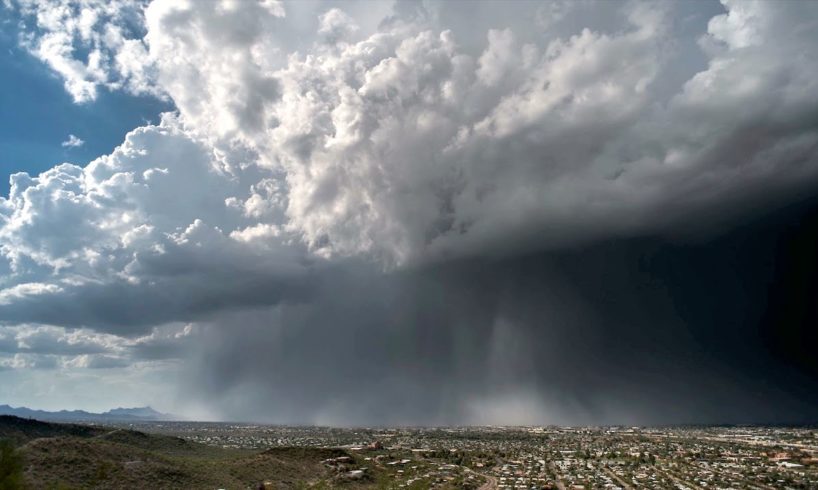 Rain Bomb: Rare 'Wet Microburst’ Caught on Camera in Stunning Timelapse