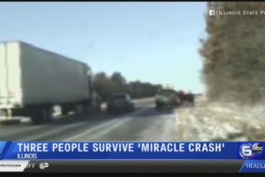 VIDEO: Illinois State Troopers ‘inches’ from death in icy truck crash