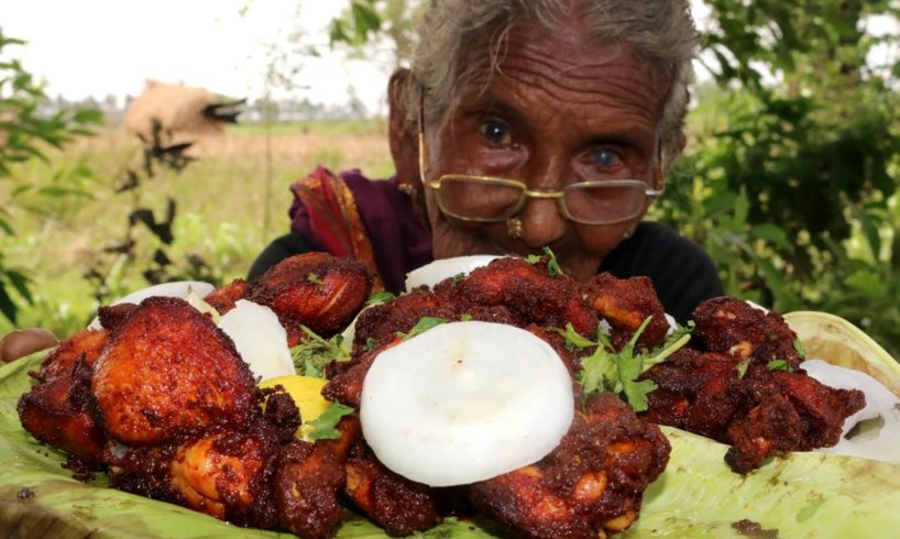 My 105 Grandma cooking CHICKEN LOLLIPOP RECIPE