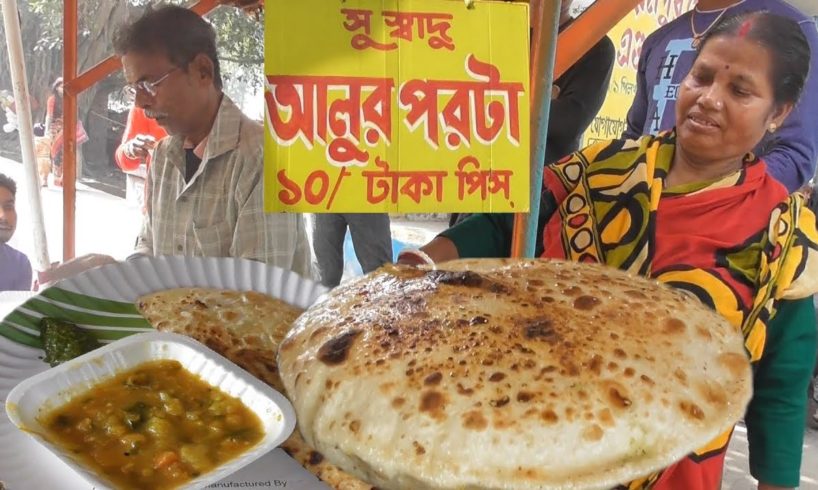 Dada Boudi Ka Aloo Paratha Only 10 rs Each - They are Old but Strong - Indian Street Food