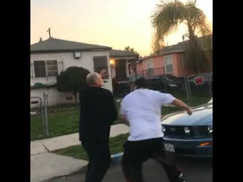 Hood Fight. South Central, CA. 2019