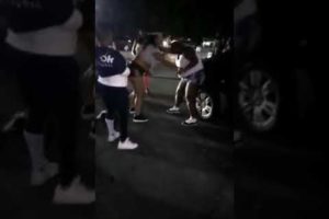 Patrice vs Gina two Hood Chicks fight ouside Club Hood fights