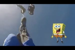 I put "Best Day Ever" from SpongeBob Squarepants over near death clips