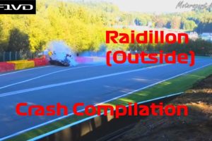 Spa Francorchamps Raidillon(Outside) Crash Compilation