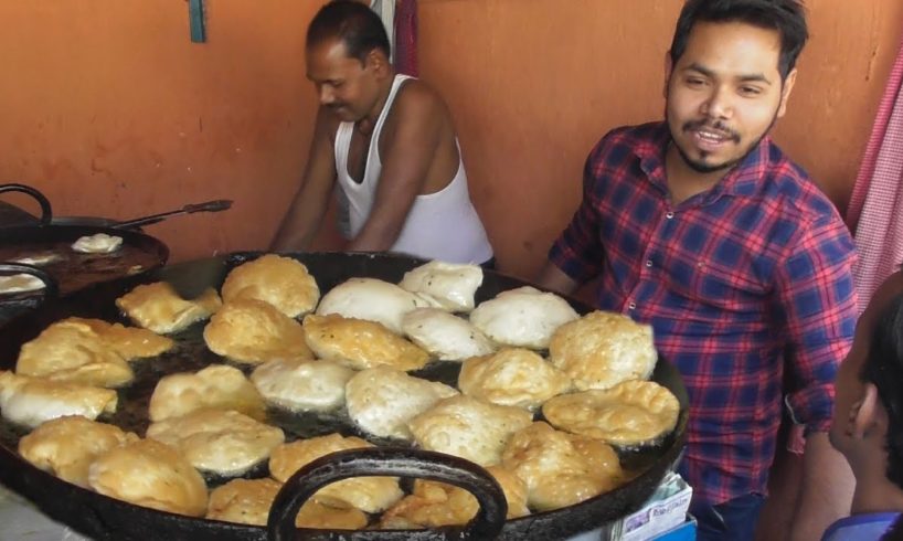 World Cheapest Kachori @ 3 rs ($ 0 042)  Only - Indian Street Food