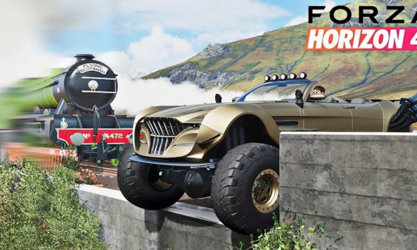 FORZA HORIZON 4 STUNTS, FAILS & FUNNY MOMENTS #4