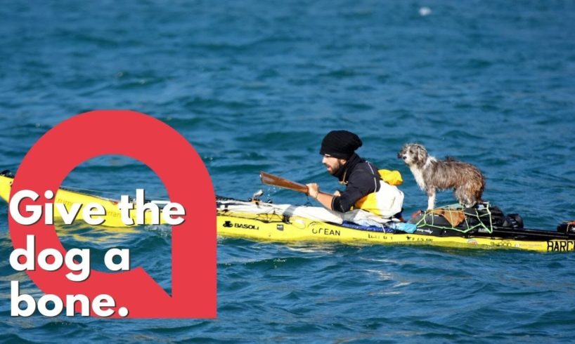 Spanish kayaker rescues stray dog when travelling through Italy | SWNS