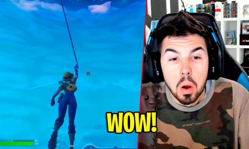 INCREIBLE TRICKSHOT con GANCHO! FORTNITE Fails y Epic Moments