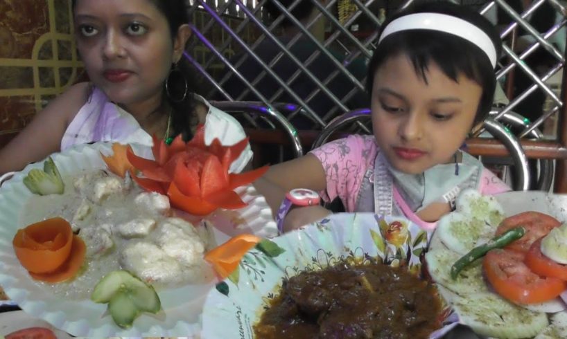 After A Long Time We Had A Exciting Lunch - Mutton Curry - Chingri Malai Curry - Vetki Fish Paturi