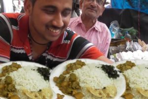 Everyone Crazy for Rice | Dal Vat Only 35 Rs Plate | Indian Street Food