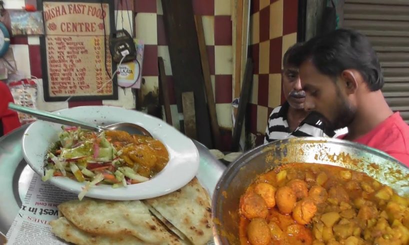 It's A Kolkata Street Paratha | 3 Piece with Alur Dum @ 20 RS Plate | Indian Street Food