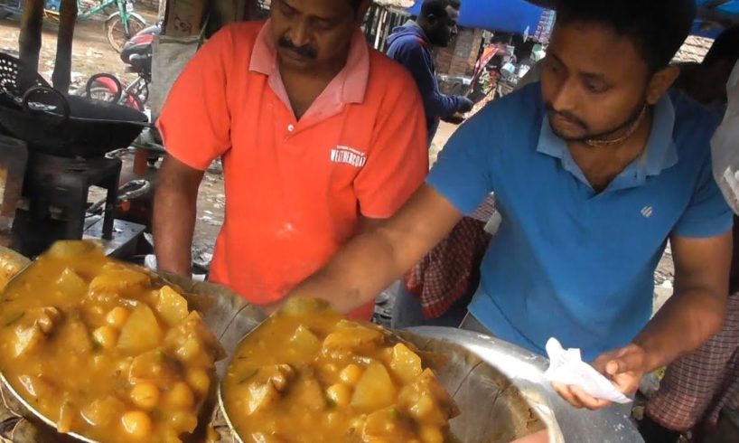 It's a Breakfast Time in Indian Village Market ( Haat )|4 Piece Luchi/Puri @ 10 rs Only| Street Food