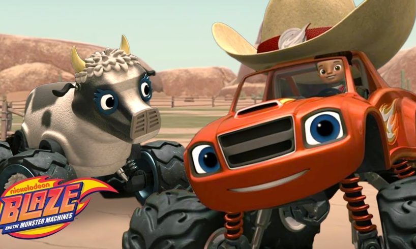 Cowboy Blaze Rescues Missing Animals! | Blaze and the Monster Machines