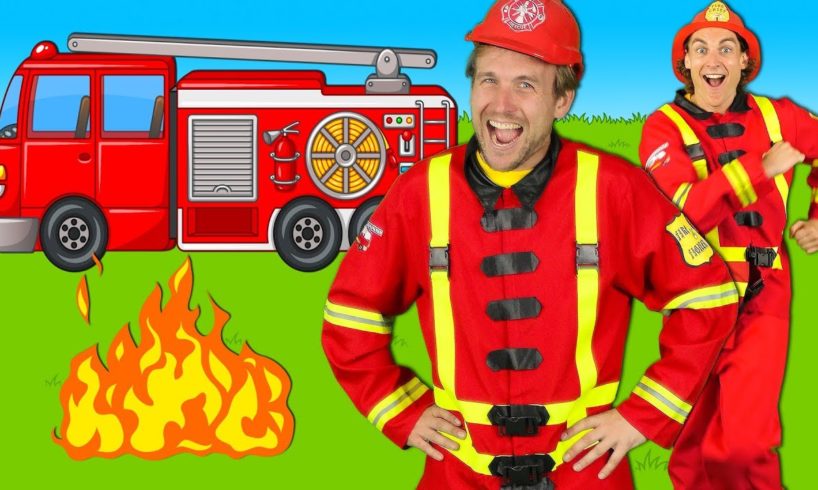 Firefighters Song for Kids - Fire Truck Song - Fire Trucks Rescue Team | Kids Songs