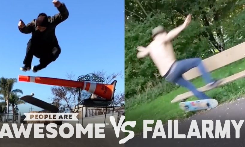 People Are Awesome vs. FailArmy | Martial Arts, Football, Gymnastics & More!