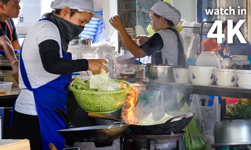 Thai Street Food of Your Dreams in Bangkok (ร้าน หน่องริมคลอง) - Giant Pad Kee Mao Crab!