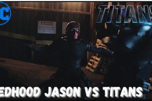 Titans Season 3 Episode 2 Ending Scene || "Redhood Jason Vs . Titans" Fight Scene