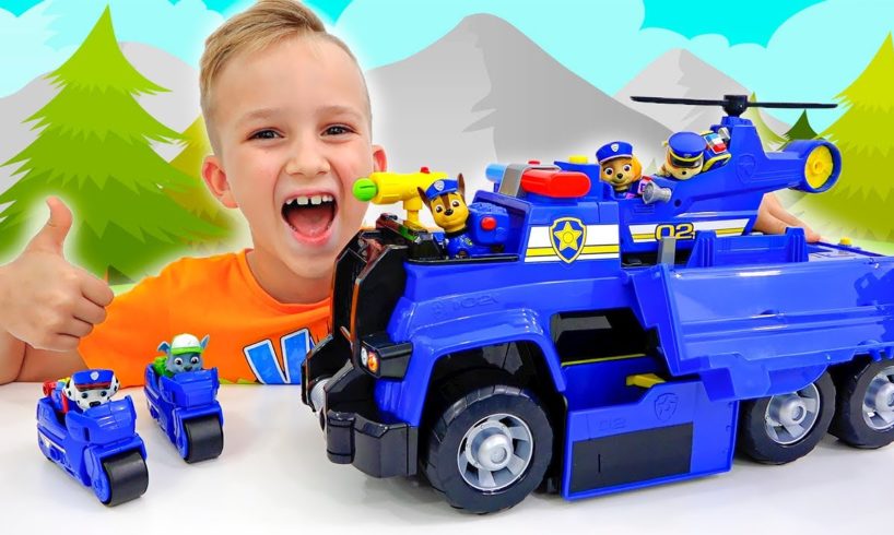 Vlad and Niki PAW Patrol Ultimate Cruiser Rescue