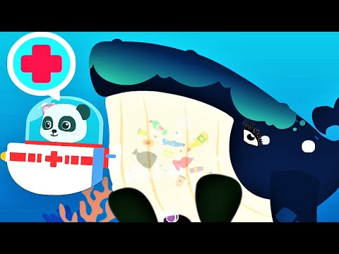 Baby Panda Explore The Ocean | Help Marine Animals | BabyBus Gameplay Video