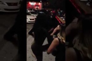 Hood Fight: Female Bar Fight Outside
