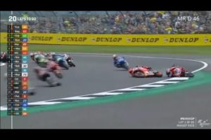 Marc Marquez & Jorge Martin Crash At First lap of #Britishgp Silverstone MotoGP 2021 Live race