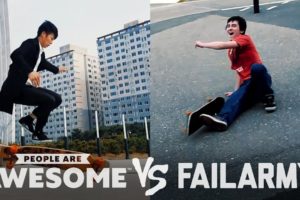 Skate Tricks, Freerunning, Basketball & More Wins VS. Fails | People Are Awesome VS. FailArmy!