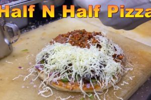 Tasty Half N Half Pizza | Price  @ 160 rs | Mumbai Street Food