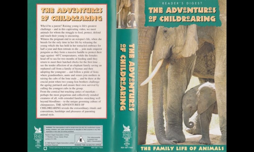 The Family Life of Animals: The Adventures of Childrearing (1998 UK VHS)