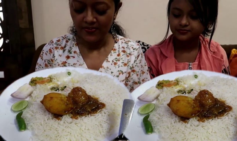 Dinner in The Hotel Room ( Mandarmoni ) | Rice & Ruti with Egg Curry | Chicken Do Pyaza | Mix Veg