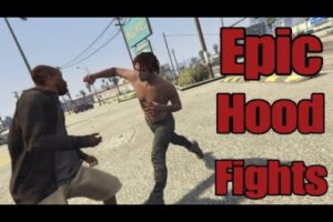 Epic Hood Fights And Street Knockouts In The Hood Compilation| GTA 5 Ep.33