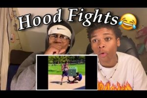 Hood Fights*Funny*(Reaction video)🤣🤣