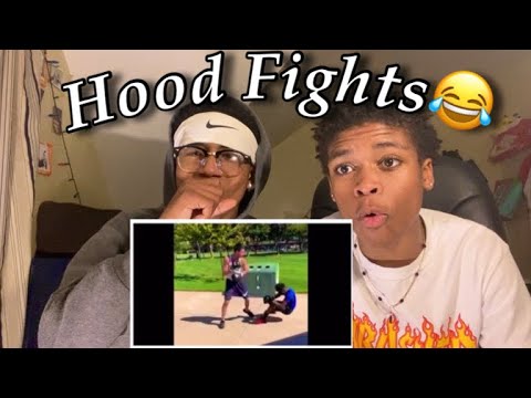 Hood Fights*Funny*(Reaction video)🤣🤣